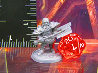 
              Gray Dwarf w/ Double Bladed Axe Mini Miniature Figure 3D Printed Model 28/32mm
            