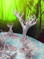 
              7p Jungle Swamp Mangrove Trees Forest Set Scatter Terrain Scenery Miniature Mini
            