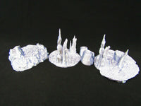 
              4pc Lava Pools Set  Scatter Terrain Scenery 3D Printed Mini Miniature Model
            