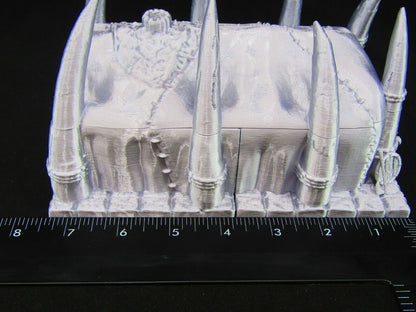 Large Barbarian Gathering Hall Tent Scatter Terrain Scenery 3D Printed Mini