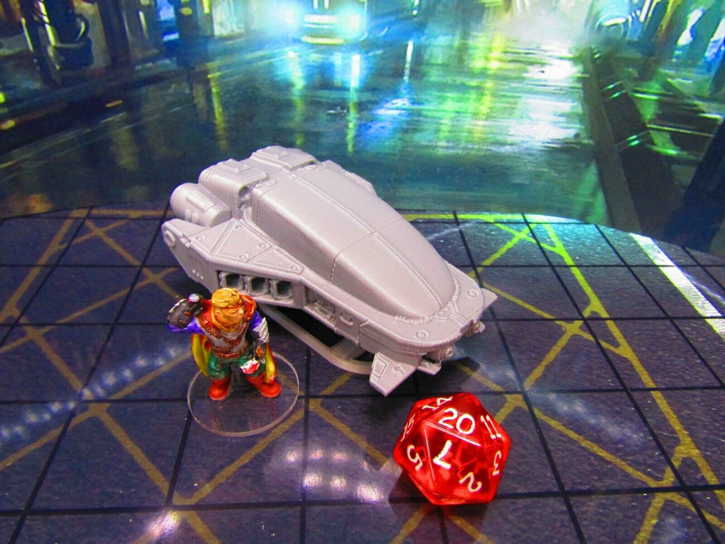 Hover Car Vehicle Transportation Terrain Scenery Miniature