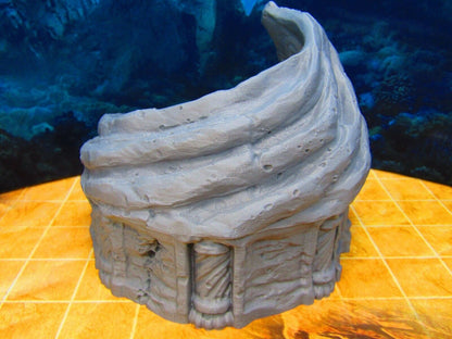Merfolk Underwater City Amphitheater Building Scenery Scatter Terrain Props