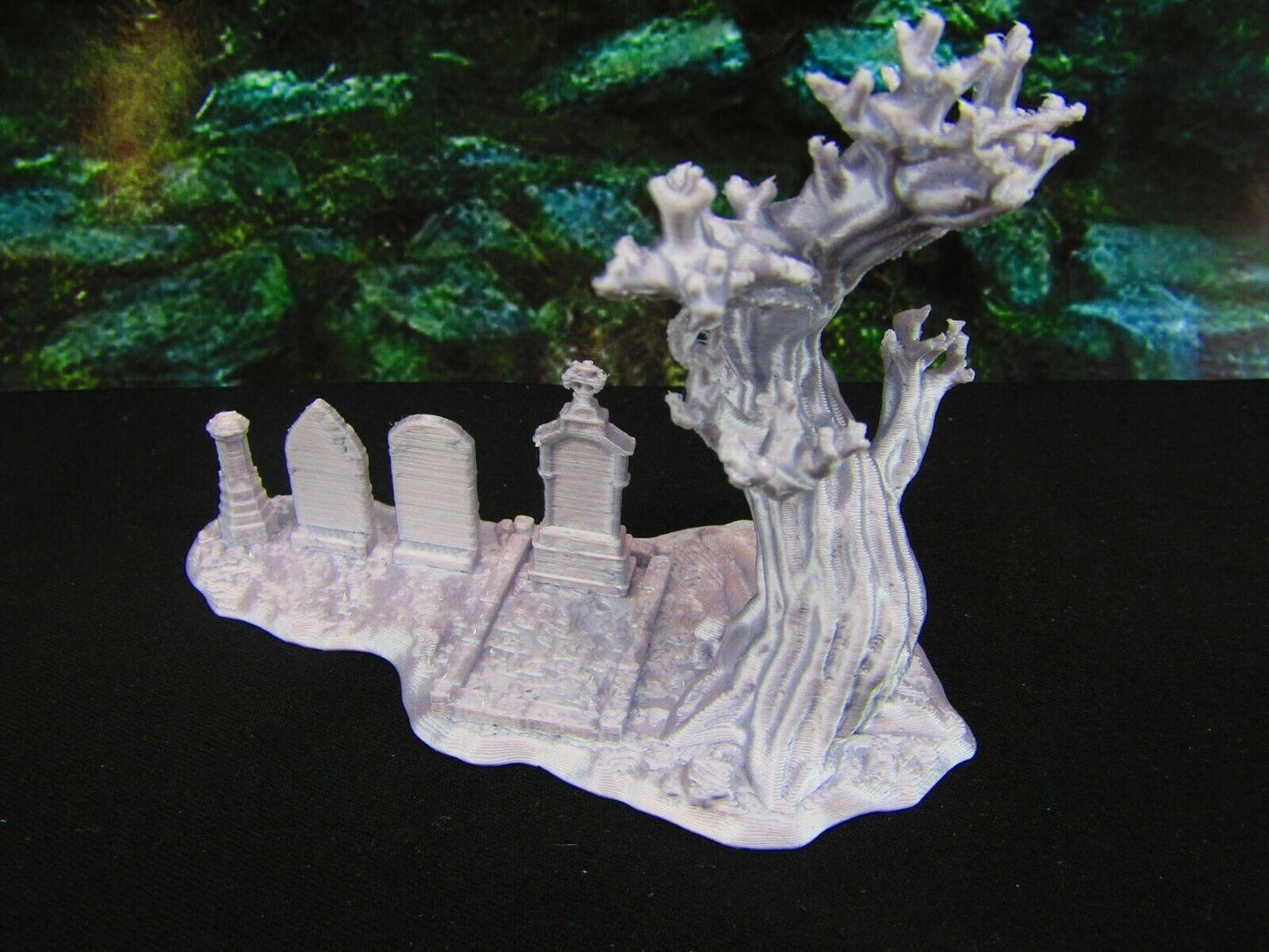 Family Burial Plots Graveyard / Cemetery Scatter Terrain Scenery Tabletop Gaming