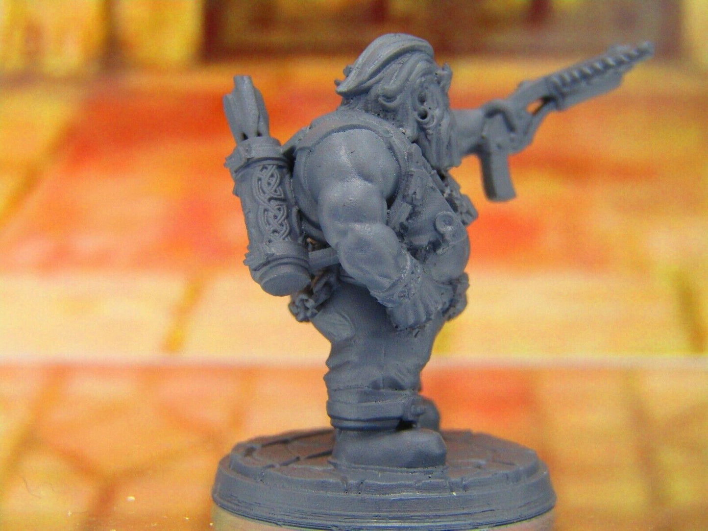 Little Bolin Longlook Ranger Dwarf Archer w/Crossbow Mini Miniature 3D Print DnD