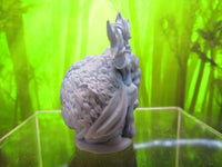 
              Druid Hermit Dwarf w/ Mask and Bird's Nest Hat Mini Miniature 3D Printed Model
            