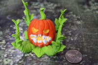 
              32pc Color Patchmaster Pumpkin Monster Jack o Lantern Encounter Scatter Terrain
            