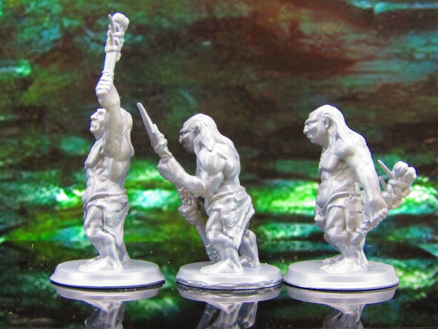 3pc Grimlock Humanoid Cave Monster Set Mini Miniature Model Character Figure