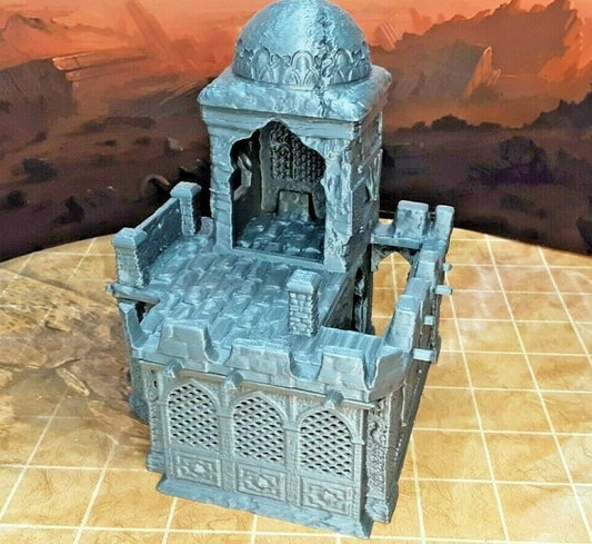 2 Floor Domed Roof Desert House Removable Floors Scatter Terrain Scenery