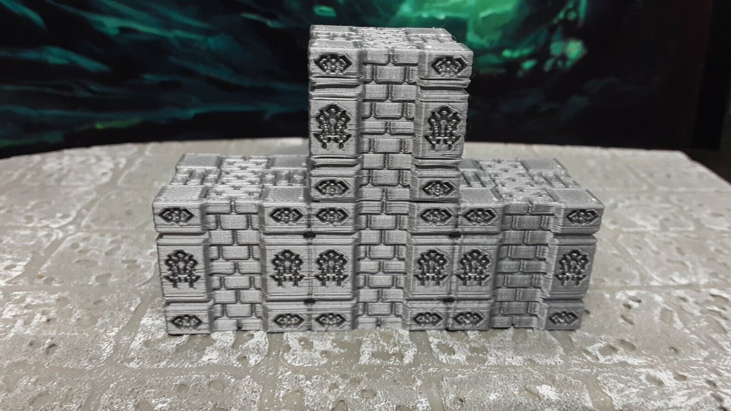 Dwarven Halls Stone Fountain Pool Scatter Terrain Miniature Dungeons & Dragons