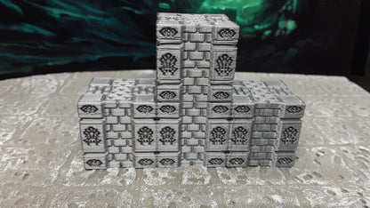 Dwarven Halls Stone Fountain Pool Scatter Terrain Miniature Dungeons & Dragons