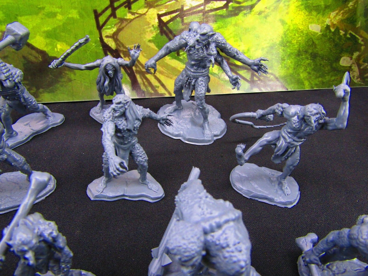 13 Trolls Monsters Lot Set  Mini Miniature Model Character Figure