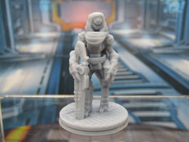 Assassin Droid Sniper Robot Mini Miniature 3D Printed Figure Model