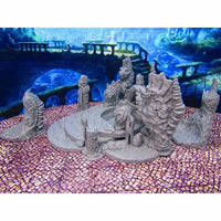 
              Merfolk Mermaid Deep Sea Royal Coral Throne Room Scenery Scatter Terrain Props
            