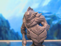 
              Sea Devil Warrior Soldier w/Spear/Shield Mini Miniature Figure 3D Printed Model
            