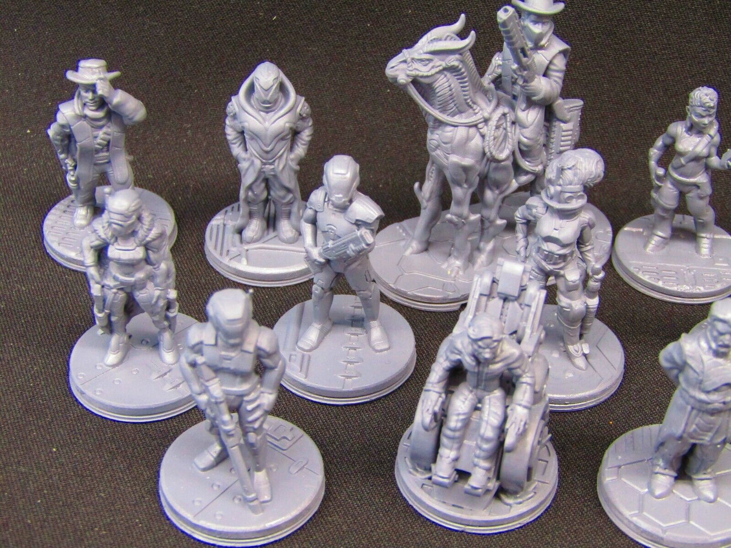 Sci Fi Mini Set 5 - 14pc Novus Landing Humans Mini Miniature 3D Printed Model