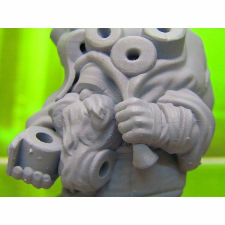 Dwarven Travelling TP Toilet Paper Merchant Mini Miniature 3D Printed