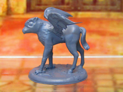 Baby Hippogriff Monster Beast Companion Mini Miniatures 3D Printed Model 28/32mm
