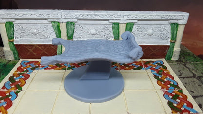 Flying Carpet Rug Mini Miniature Figure Dungeons & Dragons D&D 3D Printed Resin