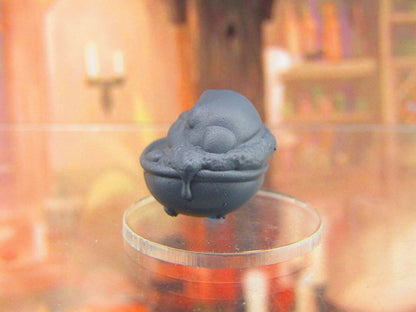 Pug Dog in a Tub Companion Pet Familiar Mini Miniature Figure 3D Printed Model