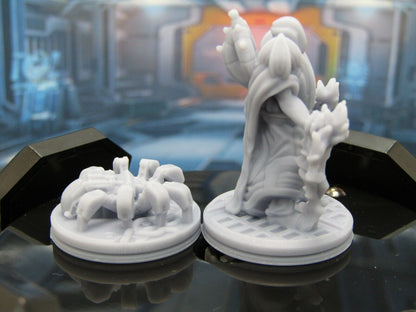 Mechromancer / Techromancer w/ Robo Spiders Mini Miniature Terrain 3D Printed