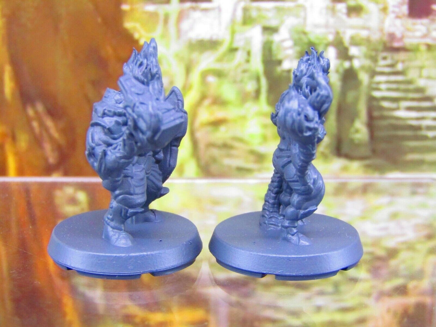 Azer Elemental Pair Mini Miniatures 3D Printed Resin Model Figure 28/32mm Scale