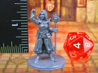 
              Dark Elf Sorceress Wizard w/ Staff Mini Miniature Figure 3D Printed Model
            