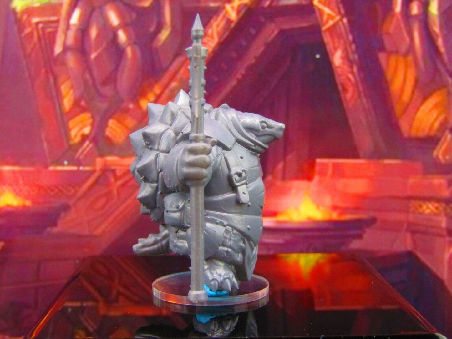 Armored War Tortle Knight Mini Miniature Model Character Figure 28mm/32mm Scale