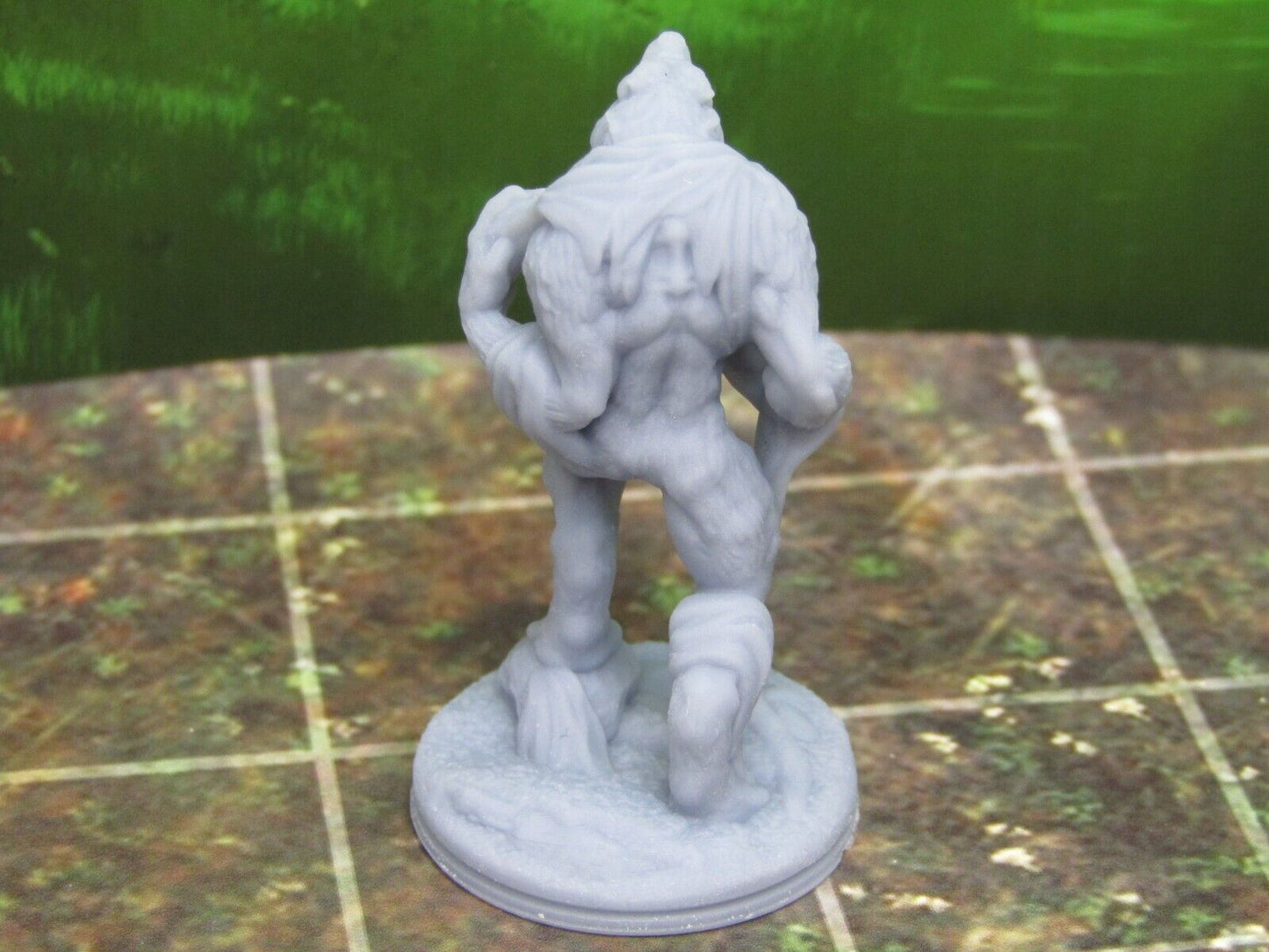 Growling Werewolf Miniature Mini 3D Printed Resin Model Tabletop Gaming D&D