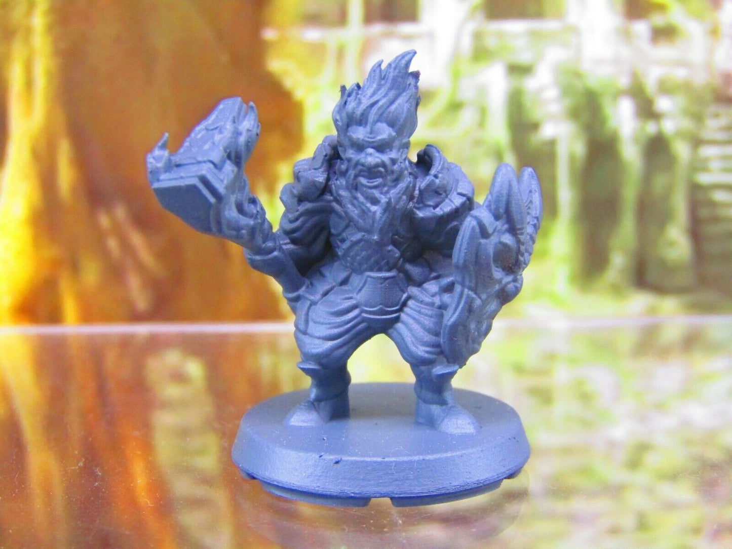 Male Azer Elemental Mini Miniatures 3D Printed Resin Model Figure 28/32mm Scale