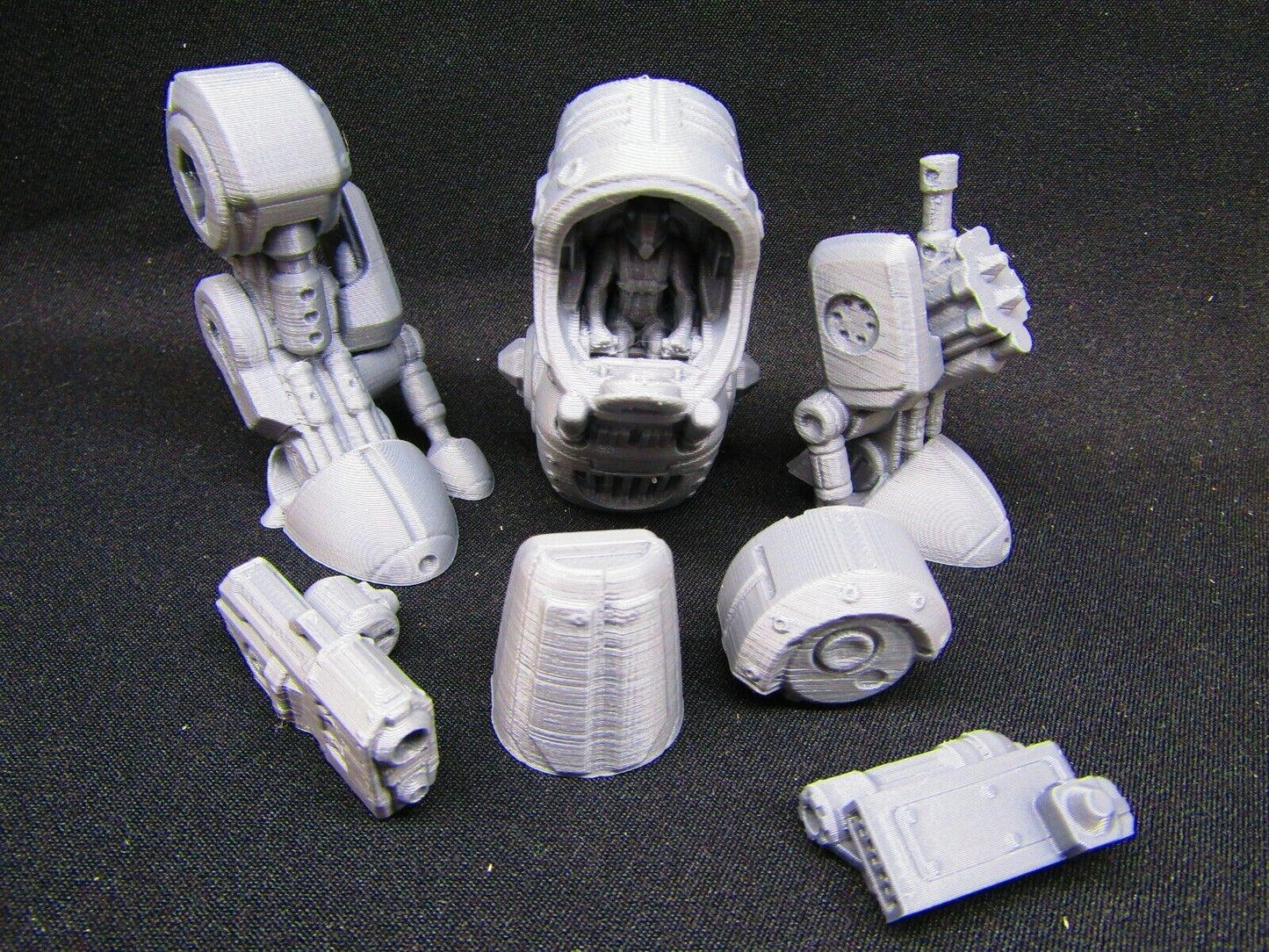 Battle Mech Attack Walker Miniature Mini Scatter Terrain Scenery