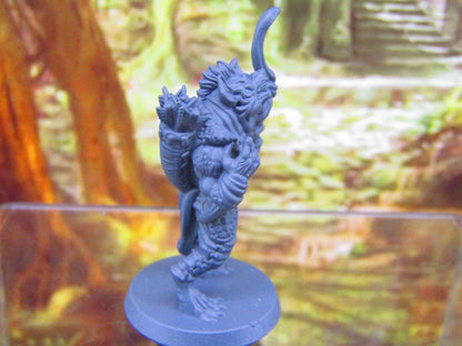 Gnoll Archer Bowman Mini Miniatures 3D Printed Resin Model Figure 28/32mm Scale