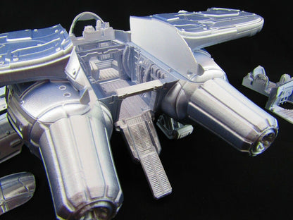 Large Modular Starfighter "Peregrine" Space Ship Scenery 3D Print SciFi