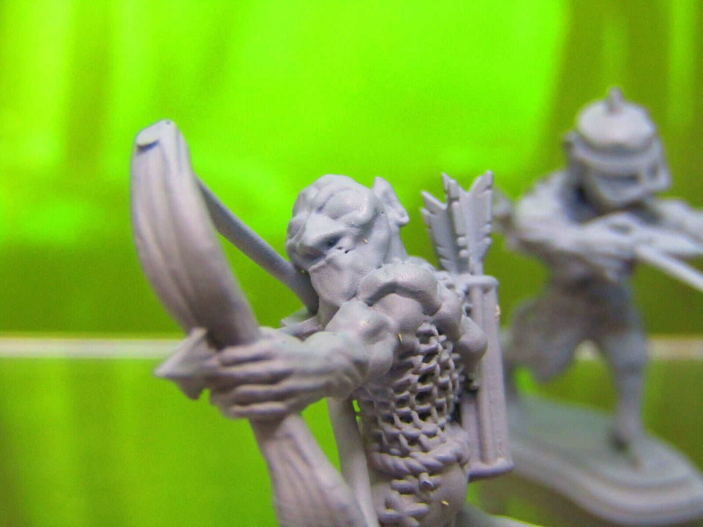 Pair of Goblin Archer Bowmen Monsters Mini Miniature 3D Printed Model 28/32mm