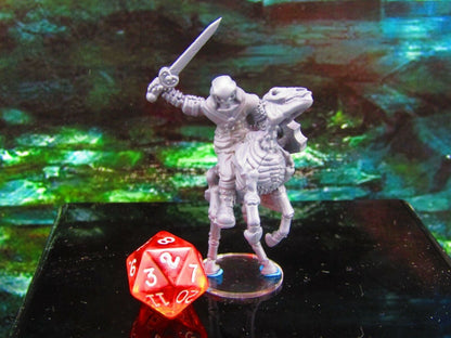 Mounted Skeleton Horse Rider Cavalry C Mini Miniature Model Character Figure
