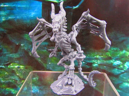 Bone Dragon Undead Skeleton Mini Miniature Figure 3D Printed Model 28/32mm Scale