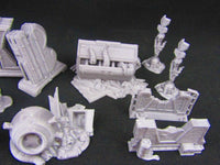 
              14pc Junkyard Scrap Garbage Scenery Scatter Terrain 3D Printed Model 3D Print
            