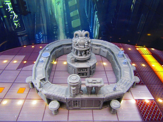 25pc Sci Fi Modular Bar Night Club Scenery Terrain Set 3D Printed Model 28/32mm