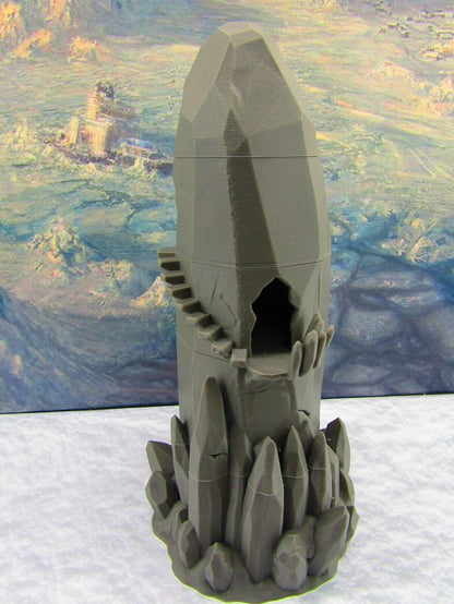 5 Piece 4 Floor Ice Crystal Shard Wizard Tower Openforge Scatter Terrain Scenery