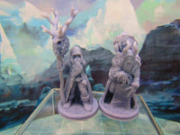 
              Druid Santa Claus & Krampus Miniatures Mini Figure Dungeons & Dragons D&D Model
            