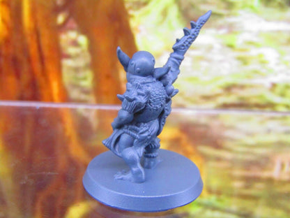 Goblin Spearman Mini Miniatures 3D Printed Resin Model Figure 28/32mm Scale