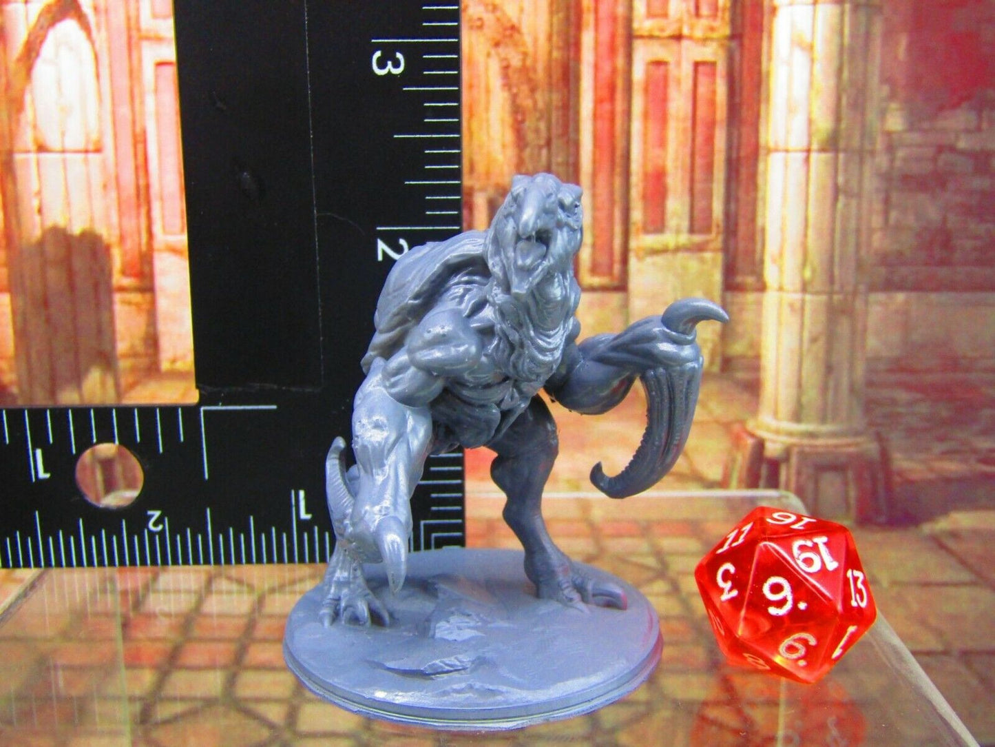 Hook Horror Vulture Beak Hacker Monster Mini Miniature Figure 3D Printed Model