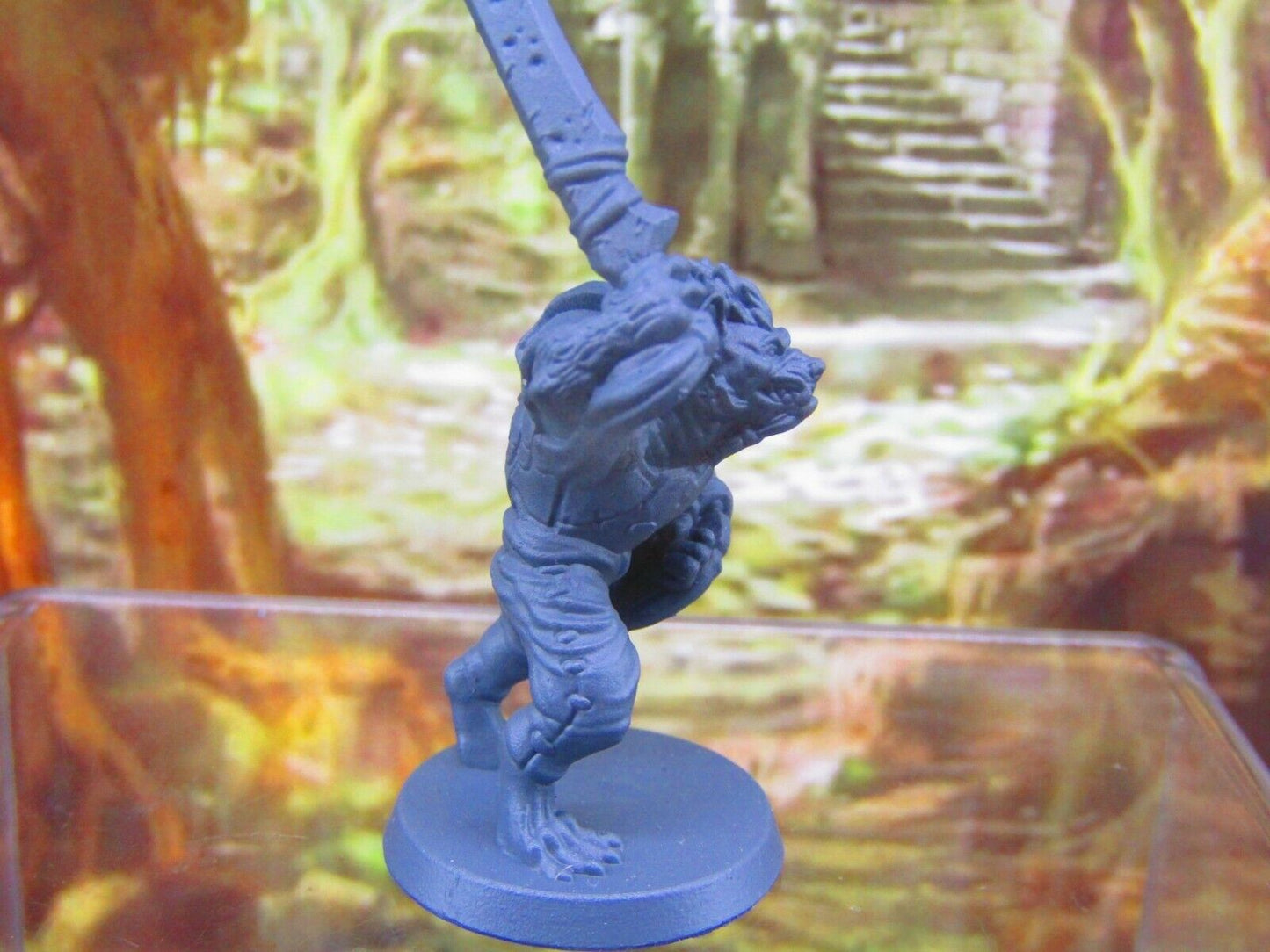 Gnoll Warrior Swordman Mini Miniatures 3D Printed Resin Model Figure 28/32mm