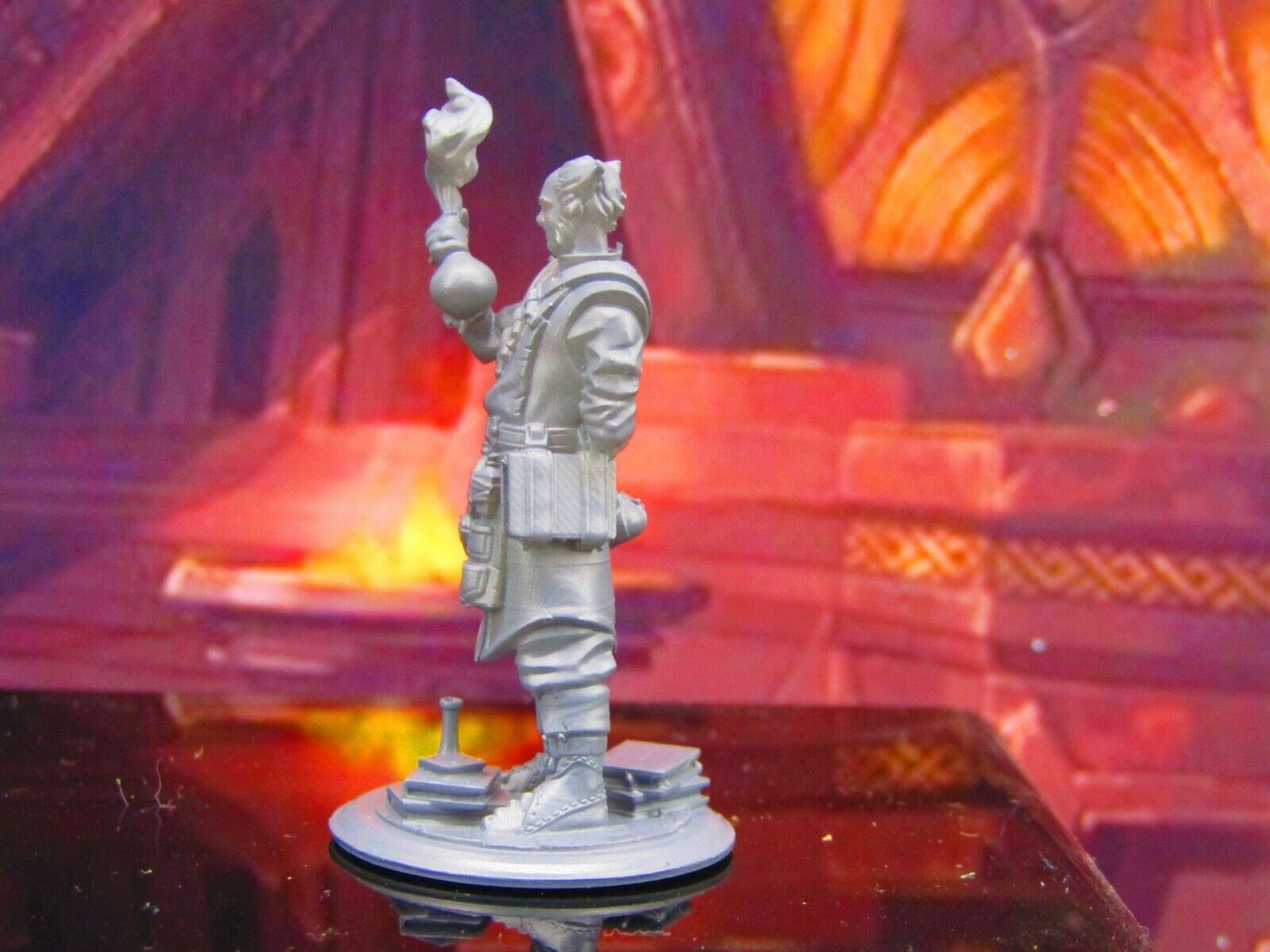 Male Alchemist Alchemy Mad Scientist Mini Miniature Model Character Figure