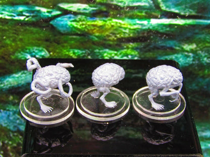 3pc Intellect Devourer Monster Set Mini Miniature Model Character Figure