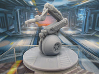 
              War Modded Factory Droid Battle Robot Mini Miniature 3D Printed Figure Model
            