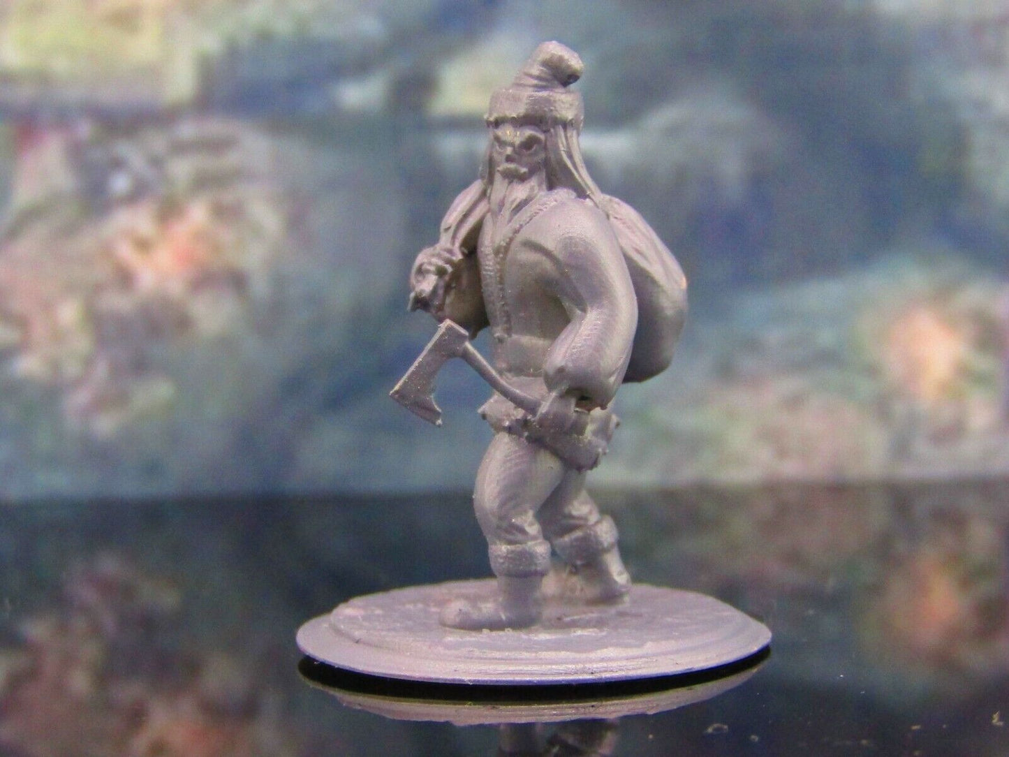 Murder Claus Evil Santa w/ Axe Mini Miniature Model Character Figure