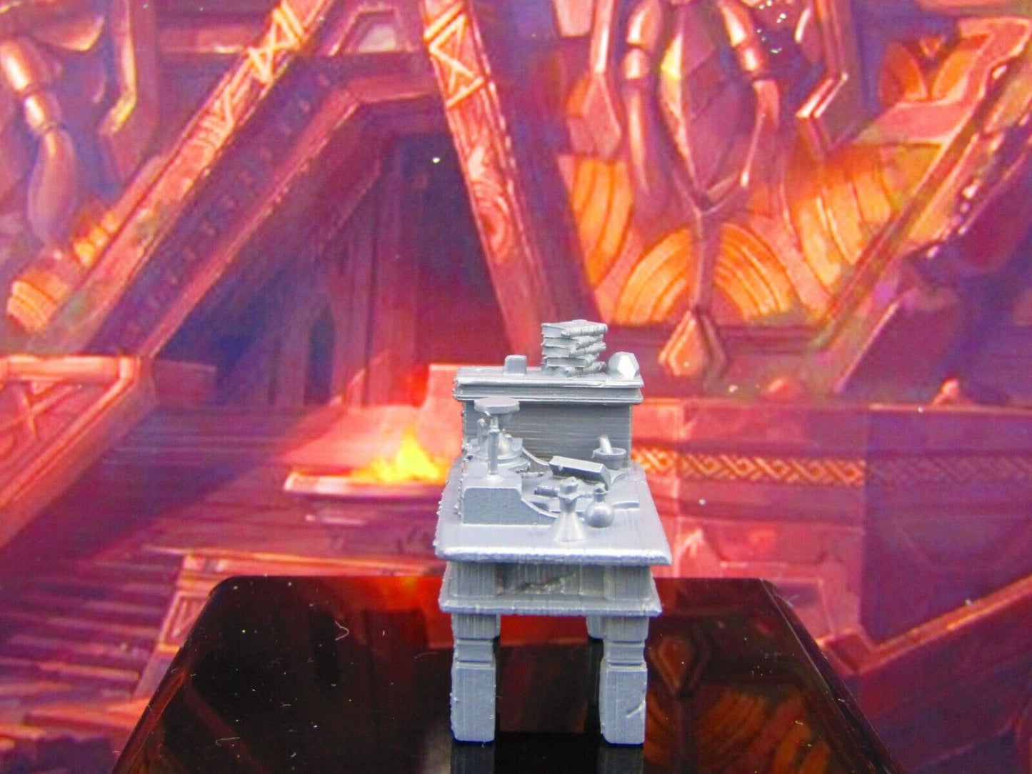 Alchemist Mad Scientist Workshop Desk Scatter Terrain Scenery Mini Miniature