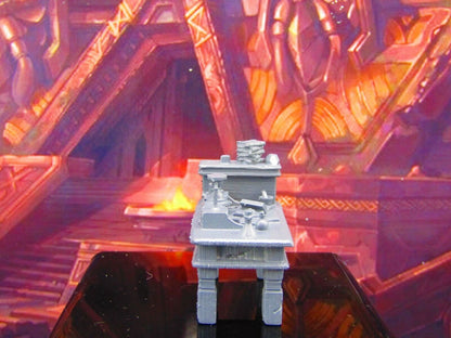 Alchemist Mad Scientist Workshop Desk Scatter Terrain Scenery Mini Miniature