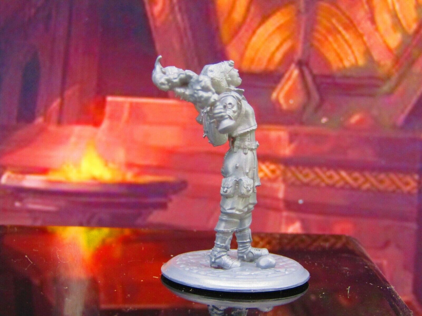 Female Alchemist Alchemy Mad Scientist Mini Miniature Model Character Figure