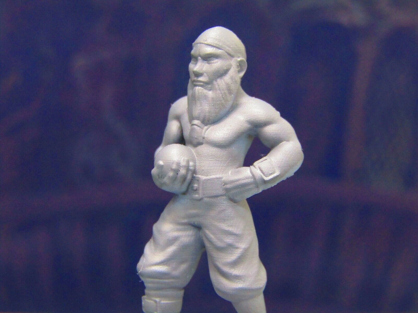Human Pirate Crewman Canon Baller Mini Miniature Figure 3D Printed Model 28/32mm